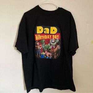 Disney Toy Story theme Dad of the Birthday Boy 2X Gildan t shirt